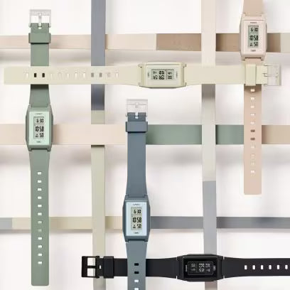 Casio Women Watch Long and Slender Digital Grey Dial Resin Band LF-10WH-8DF.