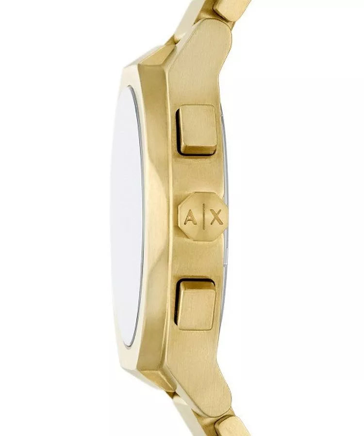 Armani Exchange Gold Stainless Steel Men's Watch