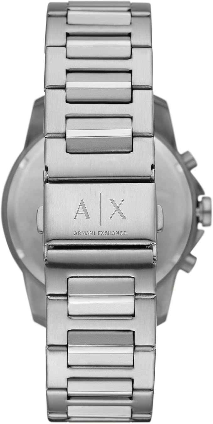 Armani Exchange Chronograph Dress Watch for Men with Stainless Steel