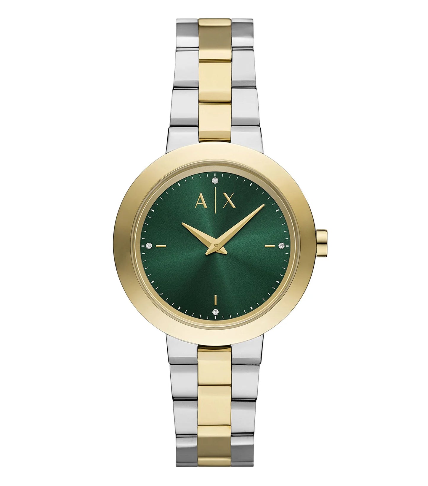 Armani Exchange Two-Hand Two-Tone Stainless Steel Watch - AX5176