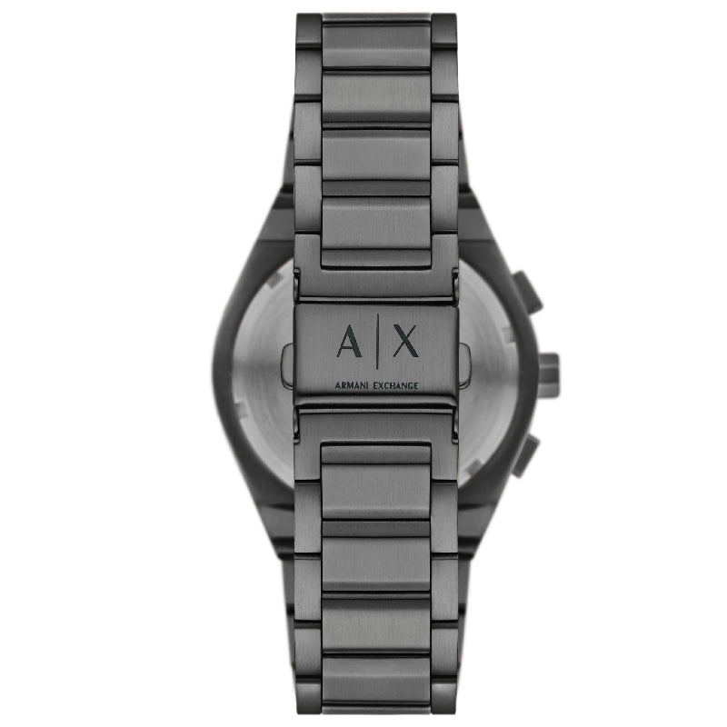 Armani Exchange Men’s Quartz Gray Stainless Steel Blue Dial 42mm Watch AX4182