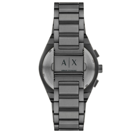 Armani Exchange Men’s Quartz Gray Stainless Steel Blue Dial 42mm Watch AX4182