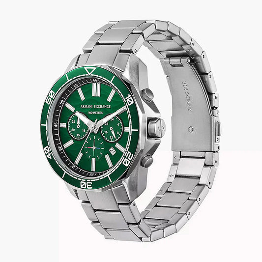 Armani Exchange Spencer Silver Stainless Steel Men's Watch