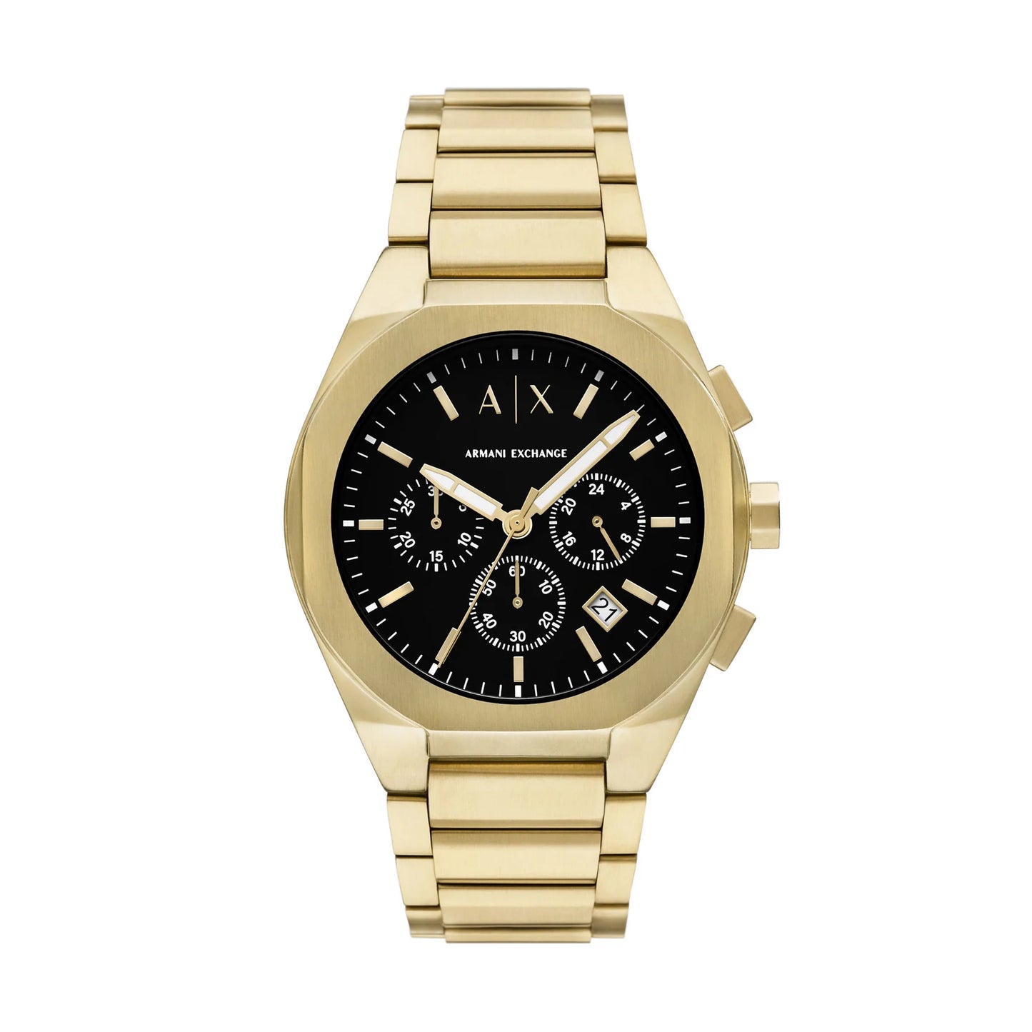 Armani Exchange Gold Stainless Steel Men's Watch